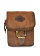 Vintage RV -Gürteltasche Save brown Leder